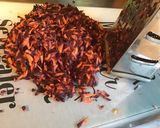 Une image de l'étape 2 de Couronne de polenta aux carottes violettes.