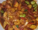Foto langkah ke 5 dari resep Tauco udang Pete baby corn.