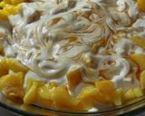 A picture of step 6 of Mango Float, summer special recipe ⛱️ 🥭🥭🥭.