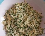 A picture of step 1 of Vegan Zucchini Meatballs.