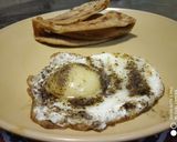 A picture of step 4 of Half fry egg with laccha parantha.