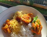 Foto langkah ke 4 dari resep Nasi campur surabaya / nasi rames.