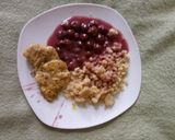 Meggyszósz pirított darával glutén és tejmentesen recept fázis 3 fotója