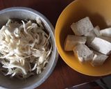 Foto langkah ke 1 dari resep Pepes jamur tahu.