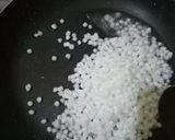 A picture of step 3 of Sabudana halwa.