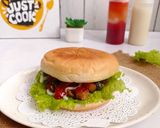 Foto langkah ke 5 dari resep Chicken Teriyaki Burger.