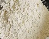 A picture of step 1 of Laccha Parathay.