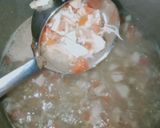 A picture of step 1 of Chicken corn Vegatable soup.