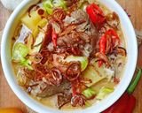 Foto langkah ke 7 dari resep Tongseng ati dan jantung ayam.