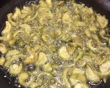A picture of step 3 of Karele gosht.