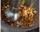 A picture of step 2 of Kabab wali Chutney (coriander and mints ki chutney).