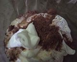 A picture of step 2 of Cold Coffee Cake.
