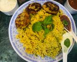 A picture of step 5 of Spicy matar pulao.