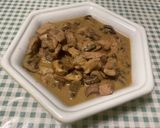 Une image de l'étape 21 de Sauté de veau aux champignons bruns.