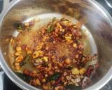A picture of step 4 of Paruppuarisi saatham.
