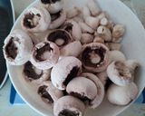 Gombás-sajtos "rakott" csirkemell recept fázis 1 fotója