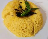 A picture of step 4 of Dhokla.