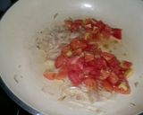 A picture of step 4 of Aaloo finger spicy karahi.