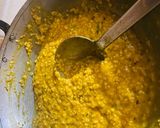 A picture of step 6 of Masala oats.