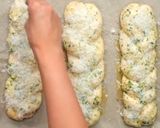 A picture of step 2 of Peak stuffed bread.