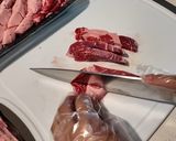 A picture of step 1 of Ribeye Beef Tapa - Kamayan.