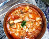 Foto langkah ke 6 dari resep Sundubu Jjigae (Sup Tahu Pedas).