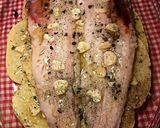 Foto del paso 13 de la receta Merluza del pincho al horno, con patatas y ajos