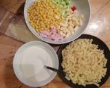 Tésztasaláta recept fázis 2 fotója