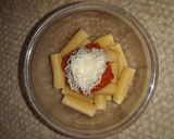 A picture of step 1 of Tortiglioni Pasta With Mustard Mushroom Sauce and Yummy Additions.