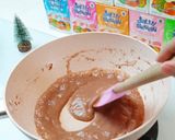 Foto langkah ke 2 dari resep Pudding Pisang Vla coklat.