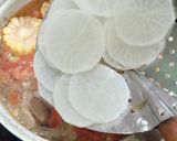 Foto langkah ke 5 dari resep Sop Balok (Bakso Lobak).