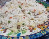 A picture of step 8 of Chicken And Vegetables Fried Rice.