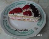 Φωτογραφία βήματος 9 της συνταγής 🍰Δροσερό φραουλογλυκό🍓