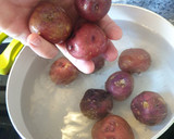 Foto del paso 1 de la receta: Ensalada de papa y salmón con salsa de eneldo