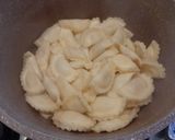 A picture of step 3 of Ravioli with Almond and Pistachio Pesto.