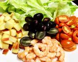 Hình bước làm 1 của món Salad Trái Cây Tôm