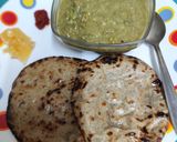 A picture of step 8 of Winter Season Treasure Platter ----- Harbhara Chana Ni Dal.