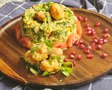 A picture of step 5 of Couscous and Shrimp Salad.