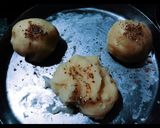 A picture of step 2 of Delicious tasty tricolour ladoo.