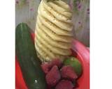 Diet Juice Lime Cucumber Pineapple Strawberry langkah memasak 1 foto