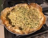Une image de l'étape 14 de Tarte feuilletée au bœuf, légumes du jardin, tome et crème.