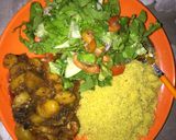 A picture of step 3 of Couscous Nd potatoes soup.