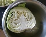 A picture of step 1 of Cabbage kofta.