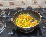 A picture of step 3 of No Oven Baked Maggi.