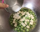 椒麻鹽滷豆腐燴秋葵的食譜步驟3照片