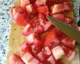 Padlizsános - paradicsomos - babos egytálétel/ leves recept fázis 2 fotója