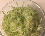 A picture of step 1 of Zucchini Fritters.