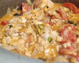 A picture of step 4 of Khara masala qeema.