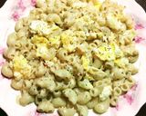 A picture of step 9 of Eggy Pasta.