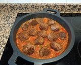 Foto del paso 4 de la receta: Albóndigas XL en salsa jardinera